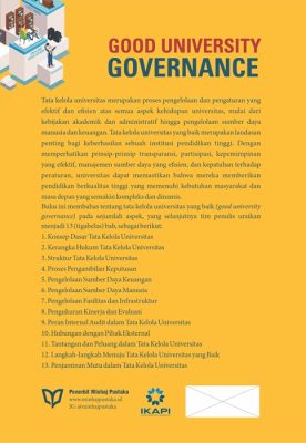 Alternative view of Good University Governance