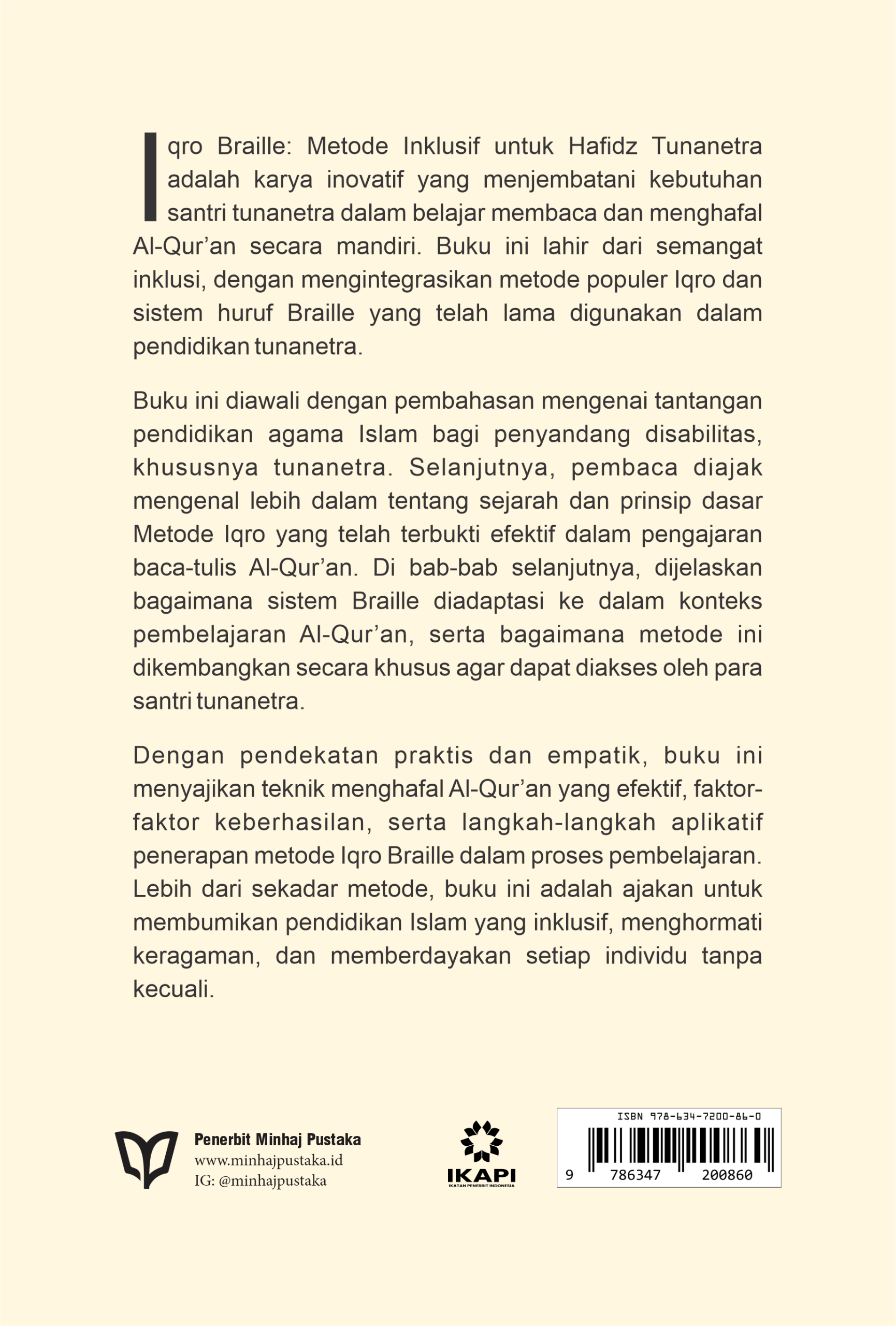 Iqro Braille: Metode Inklusif untuk Hafidz Tunanetra - Gambar 4